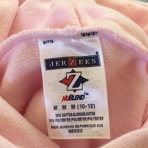 Pink Jerzees Youth Hoodie - Picture 3 of 3